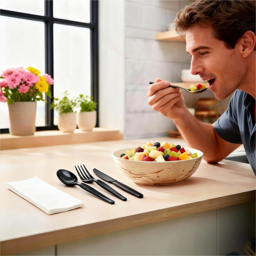 Genuine Joe 4-Piece Heavyweight Utensil Kit