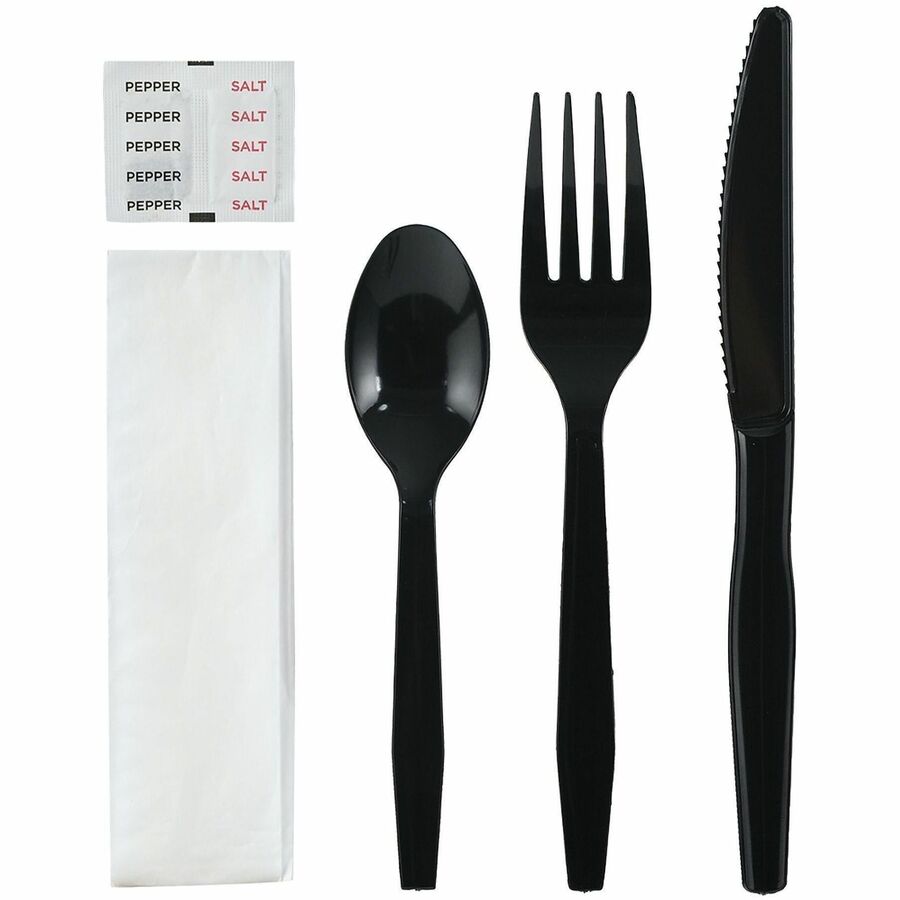 Genuine Joe 6-Piece Medium-Weight Utensil Kit