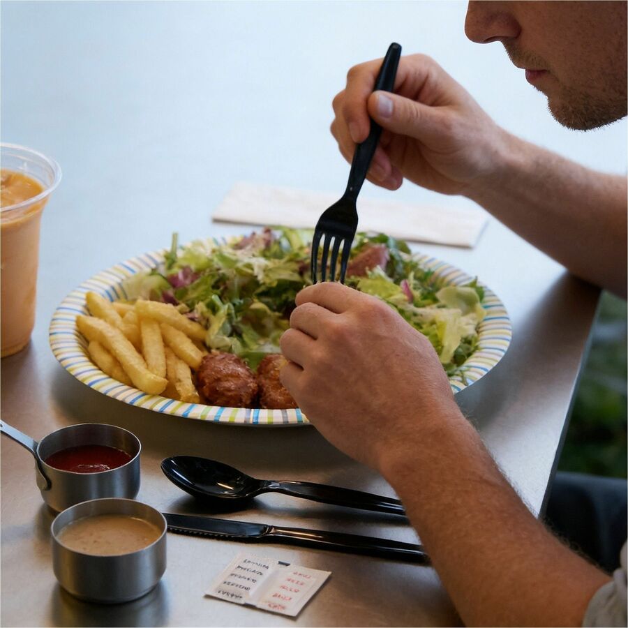 Genuine Joe 6-Piece Heavyweight Utensil Kit