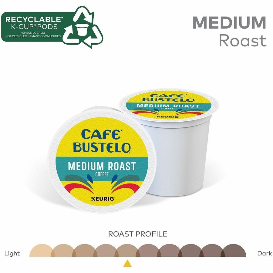 Café Bustelo K-Cup, Pod Medium-Roast K-Cup Coffee Pods