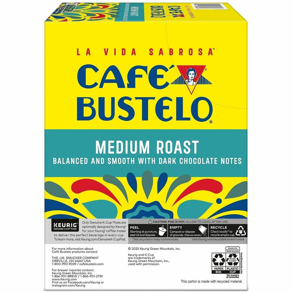 Café Bustelo K-Cup, Pod Medium-Roast K-Cup Coffee Pods
