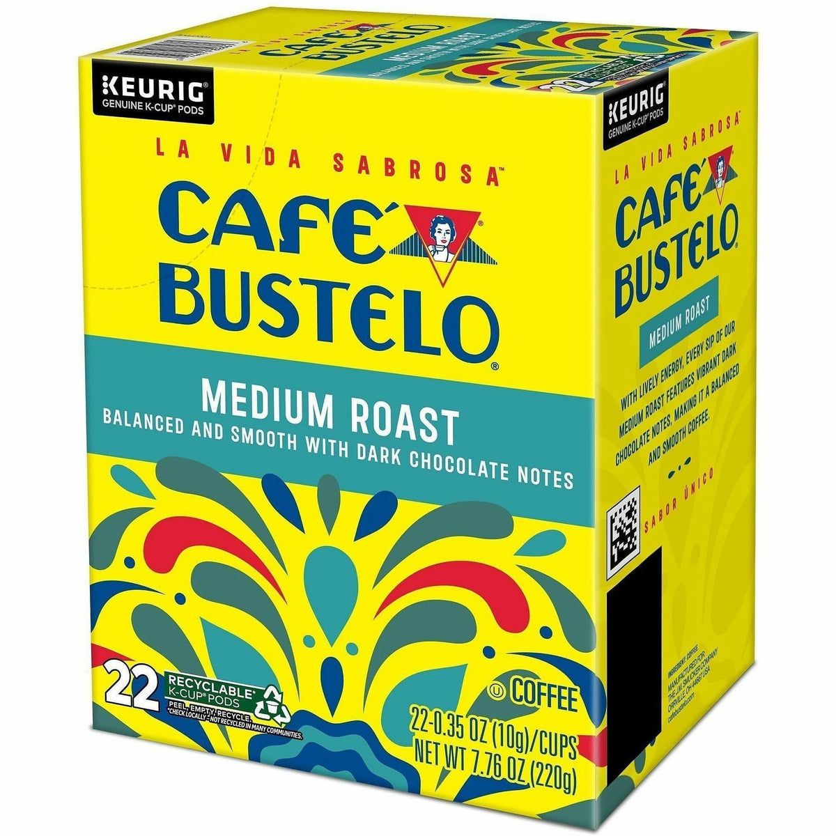 Café Bustelo K-Cup, Pod Medium-Roast K-Cup Coffee Pods