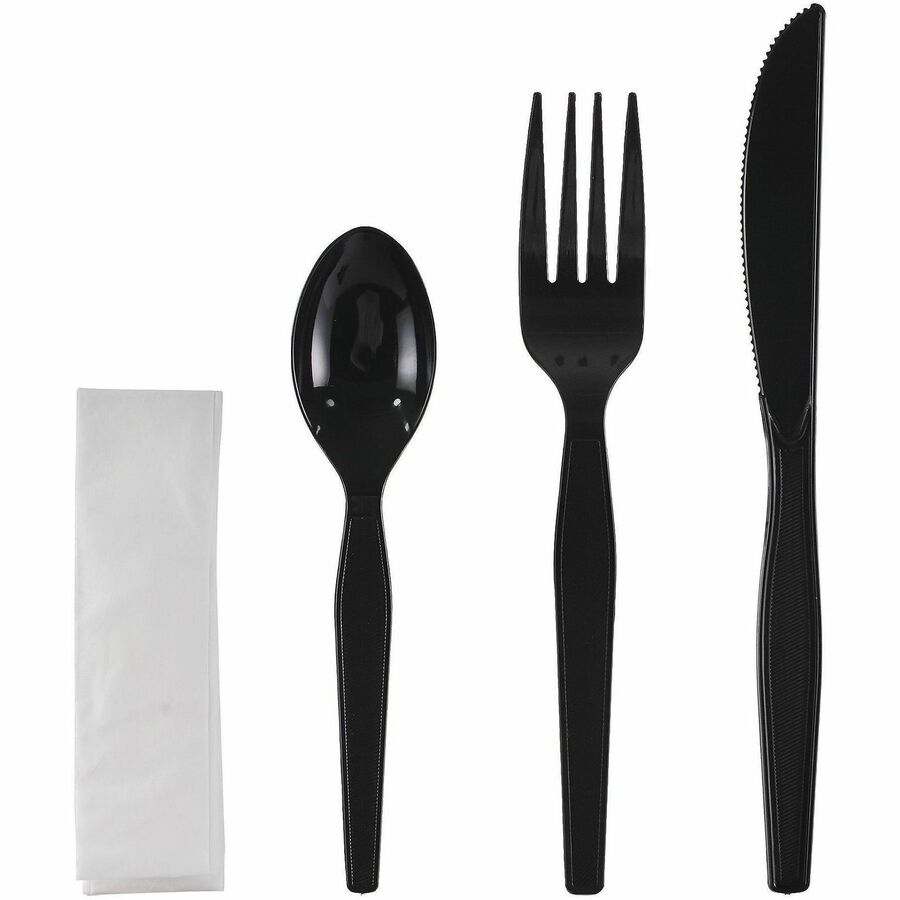 Genuine Joe 4-Piece Medium-Weight Utensil Kit