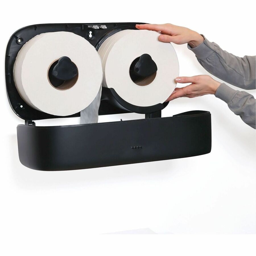 San Jamar Timeless Twin-Roll Bathroom Tissue Dispenser