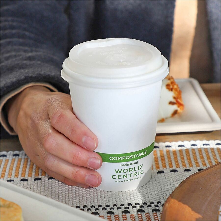 World Centric 12oz-22oz Clear Cold Cup Lids