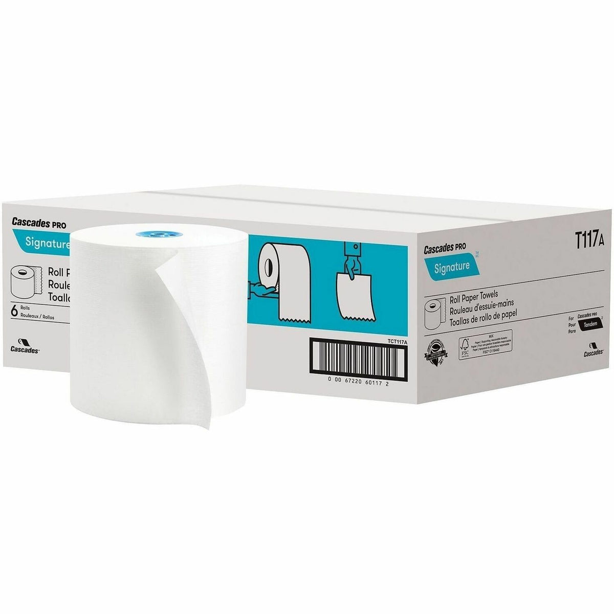 Cascades Signature Roll Paper Towels for Tandem