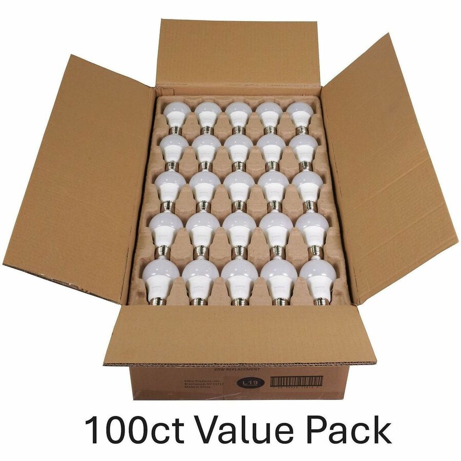 Satco A19 LED Non-Dimmable Bulbs