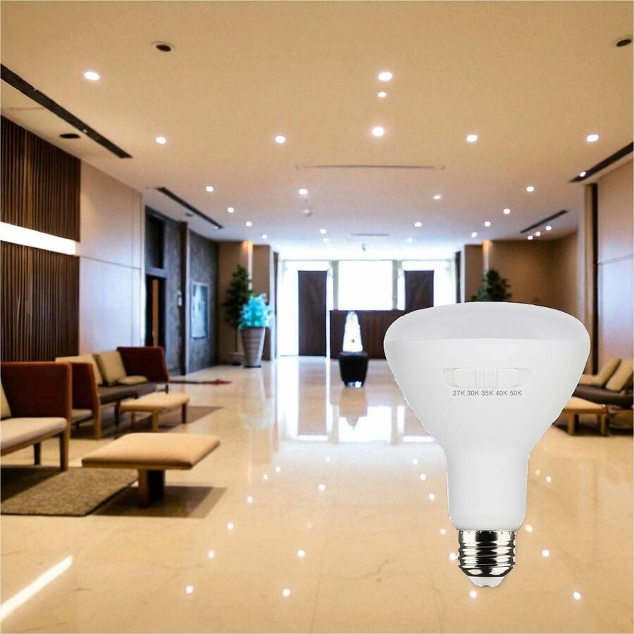 Satco CCT-Selectable BR LED Dimmable Bulbs