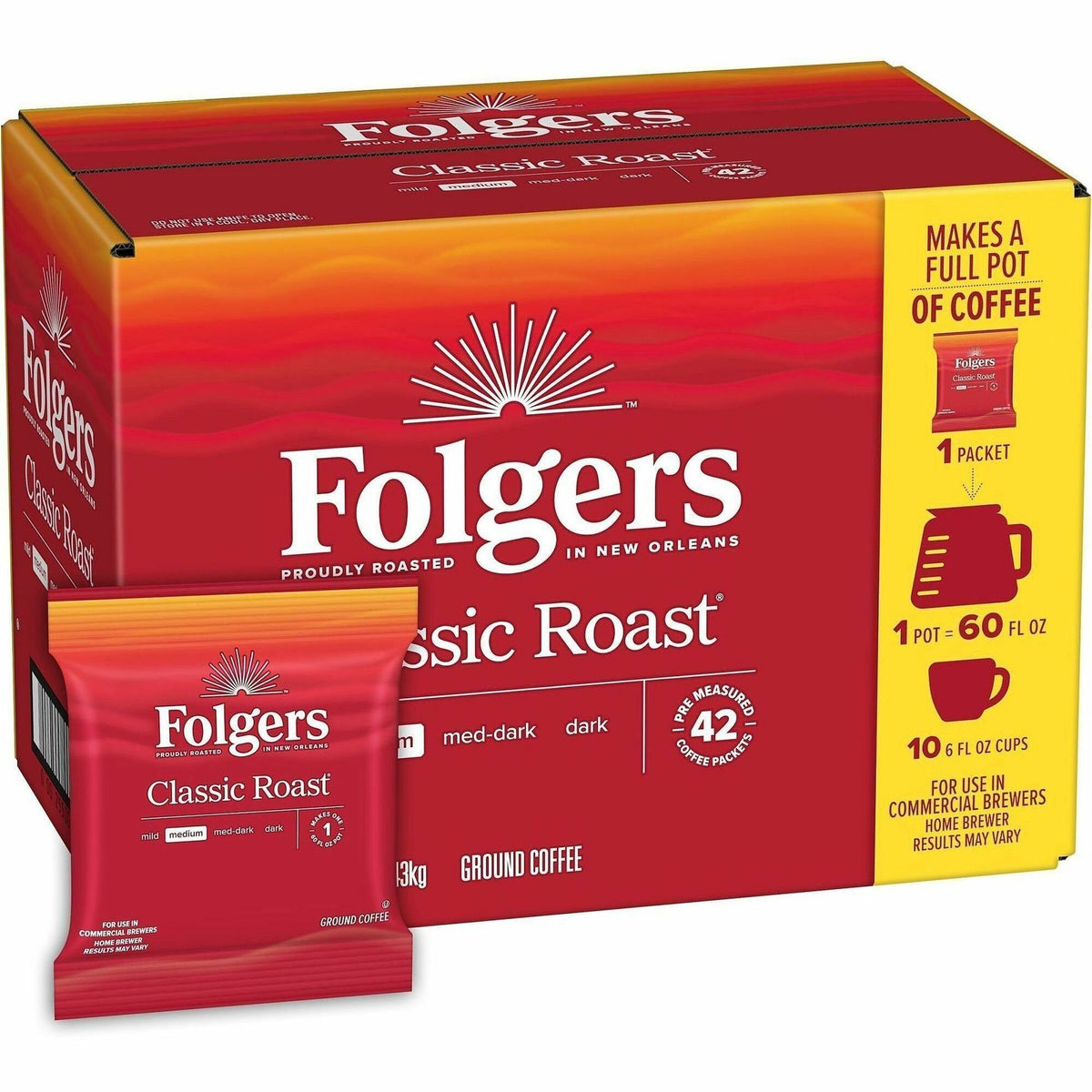 Folgers® Fraction Pack Classic Roast Coffee