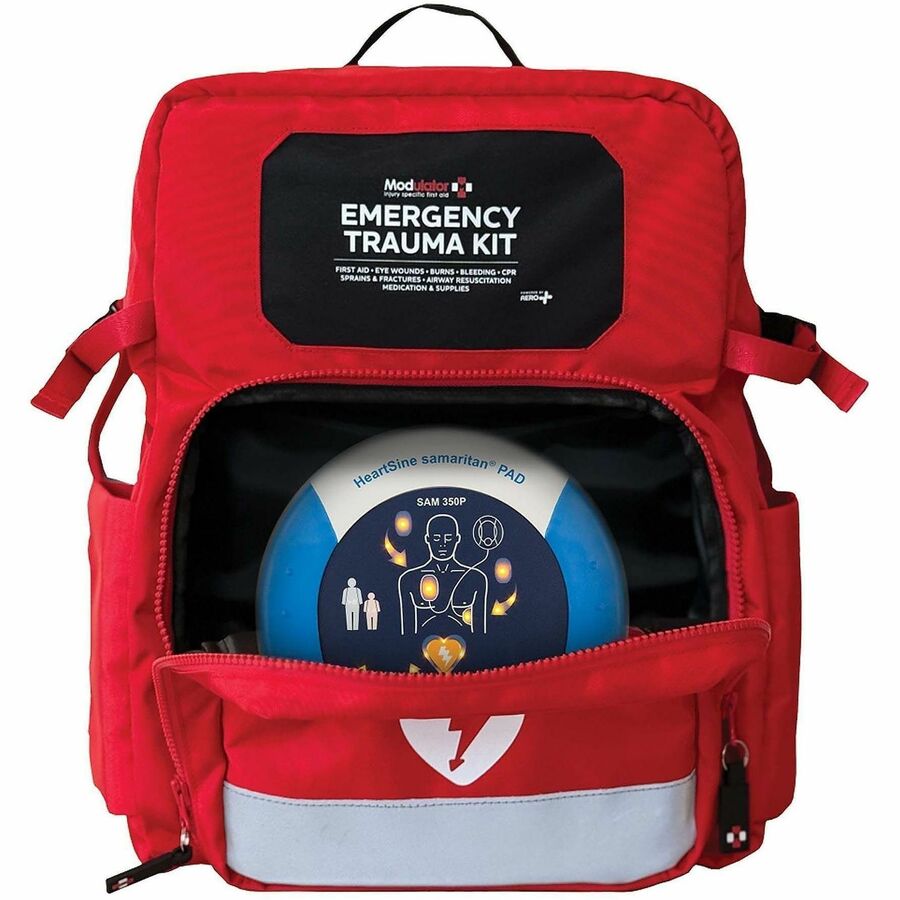 Modulator Carrying Case Rugged (Backpack) First Aid - Red
