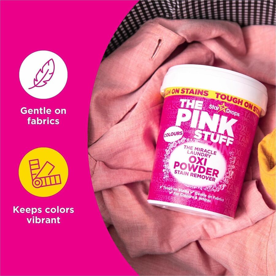 The Pink Stuff Laundry Oxi Powder Stain Remover