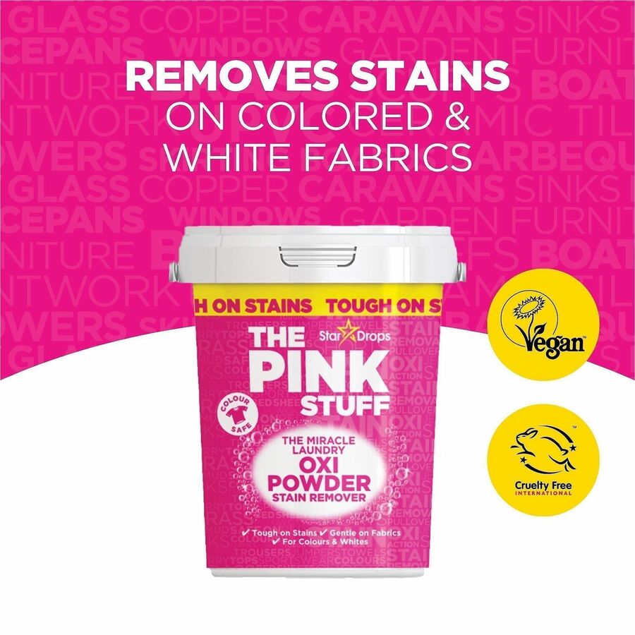 The Pink Stuff Laundry Oxi Powder Stain Remover