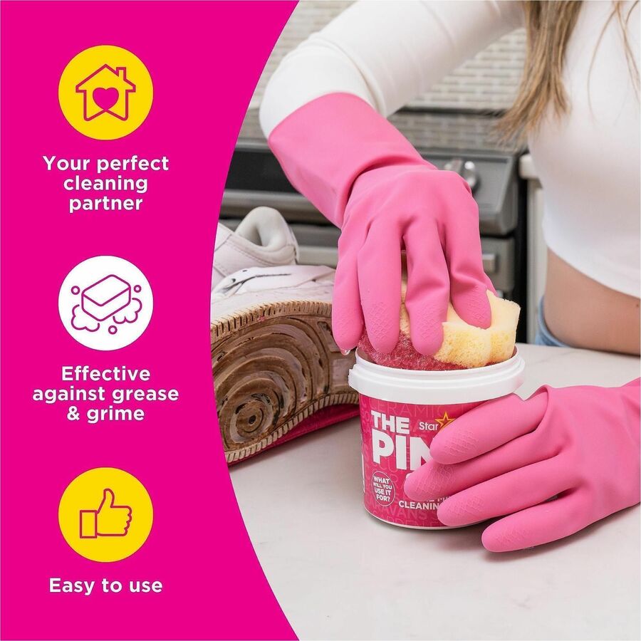 The Pink Stuff Sqeezy Dual Sided Sponge & Scrubber
