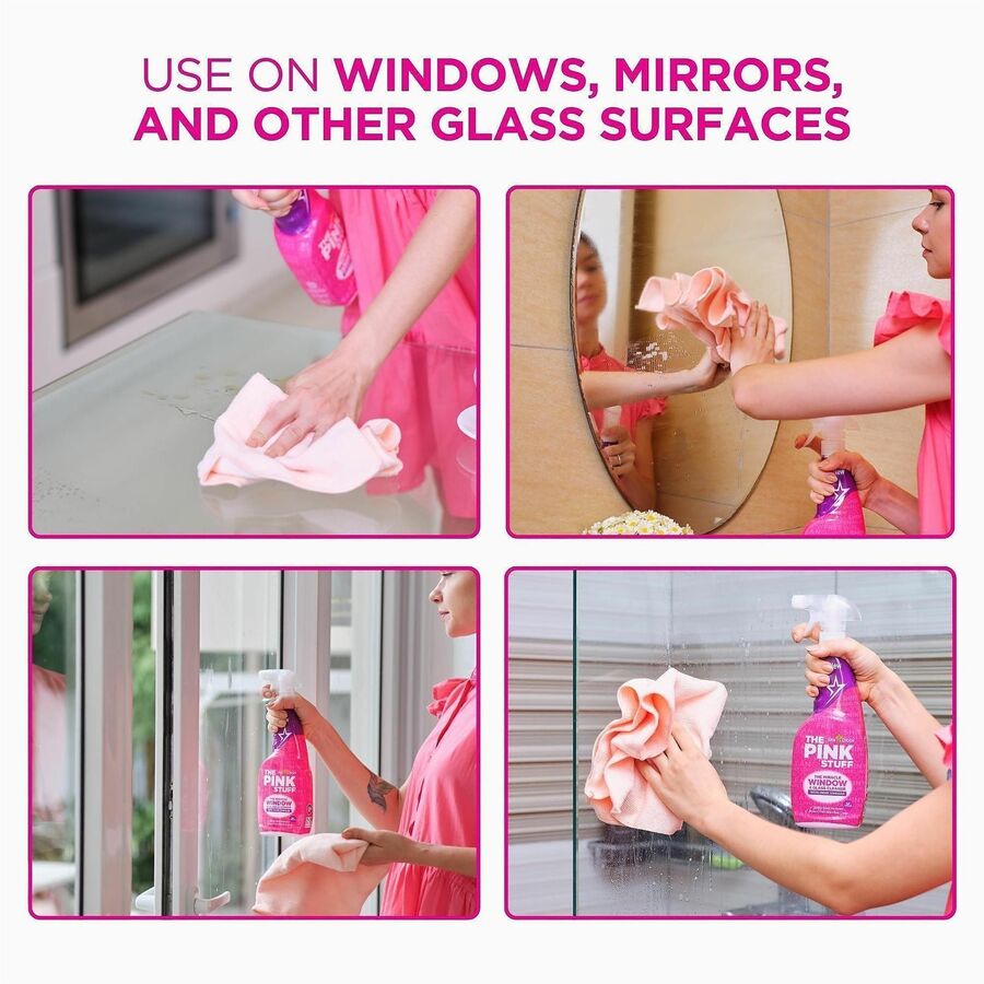The Pink Stuff Window Cleaner with Rose Vinegar