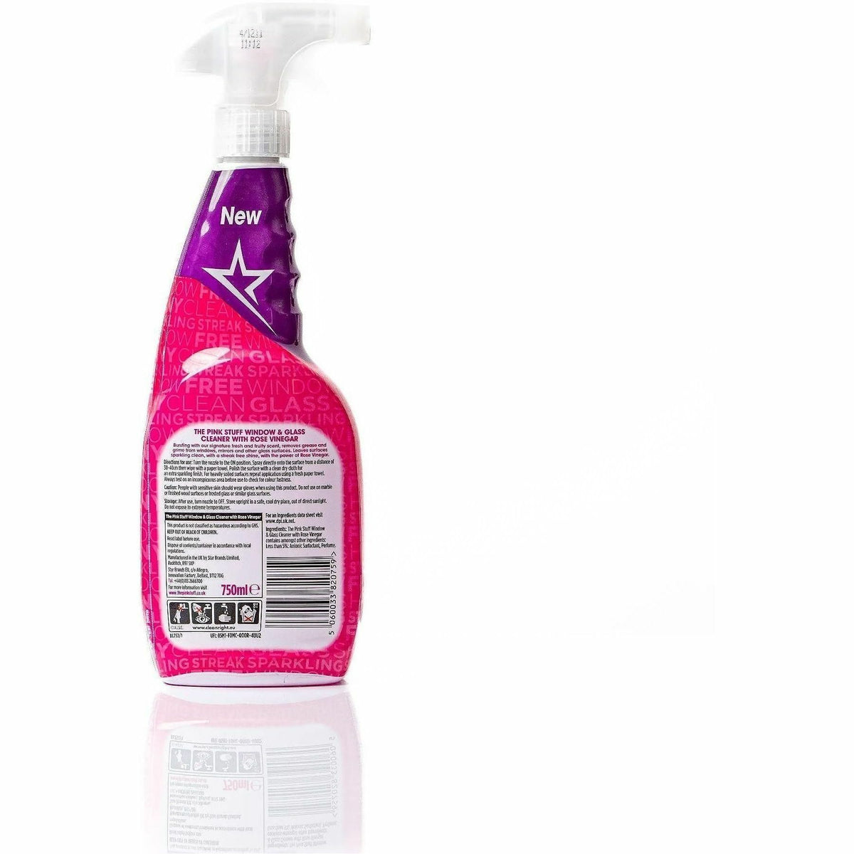 The Pink Stuff Window Cleaner with Rose Vinegar