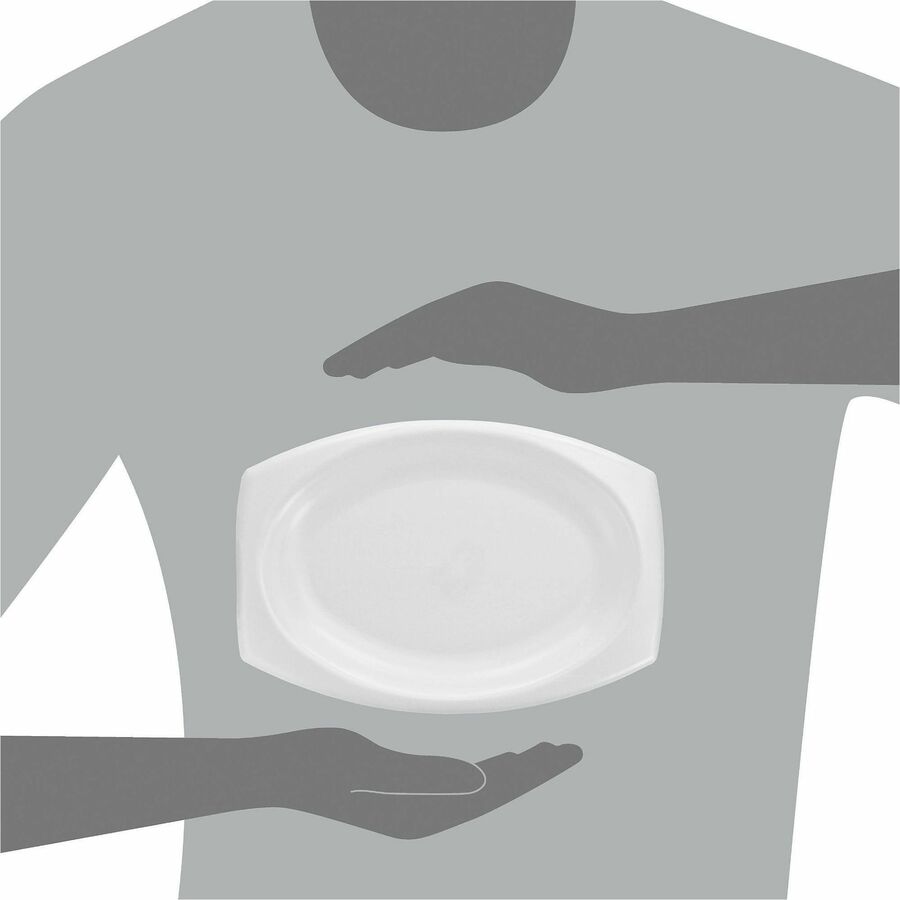 Dart XPS Laminated Foam Platter