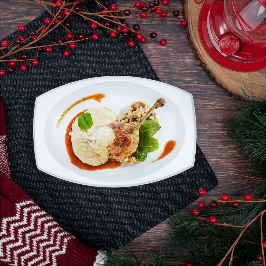 Dart XPS Laminated Foam Platter