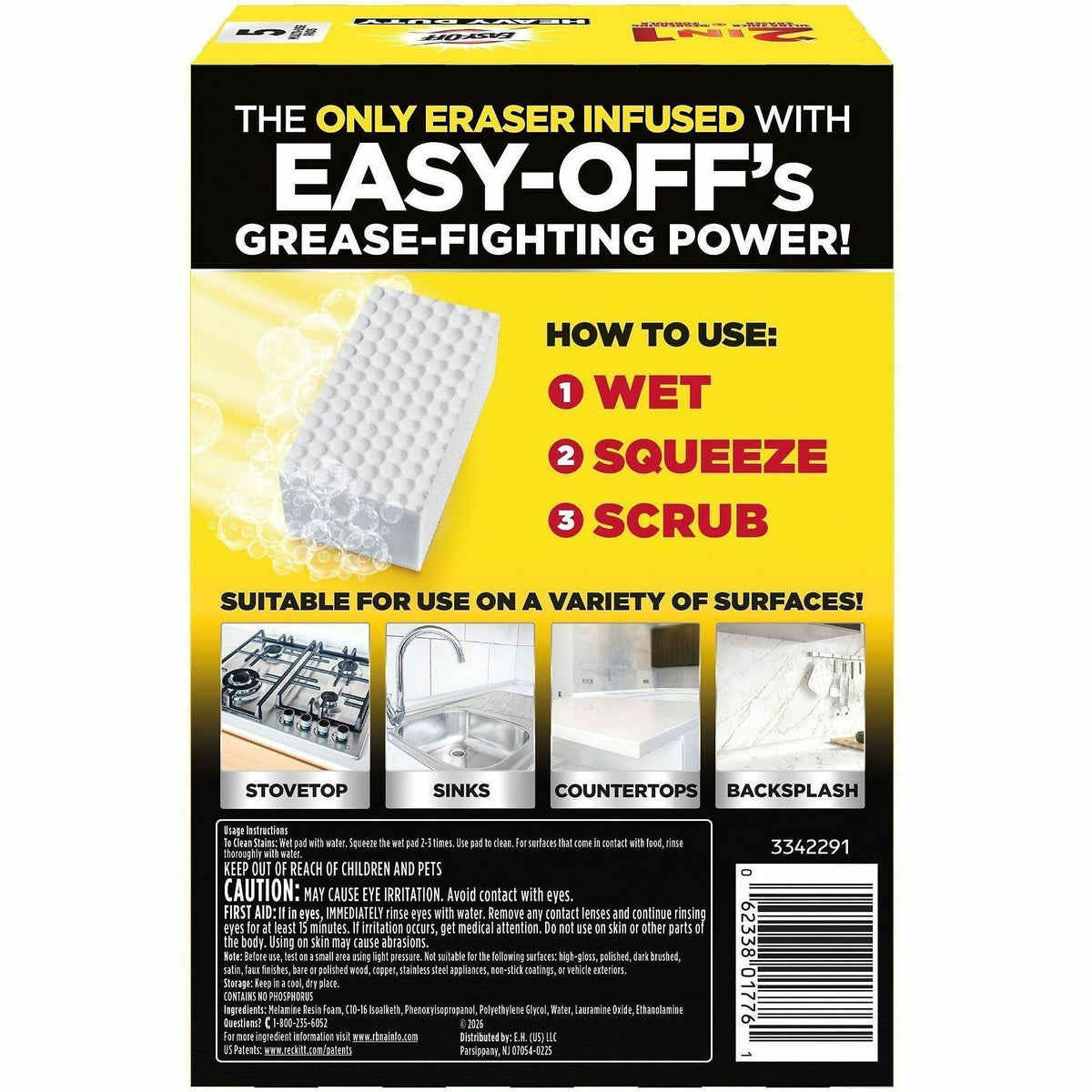Easy-Off Heavy Duty 2-in-1 Eraser
