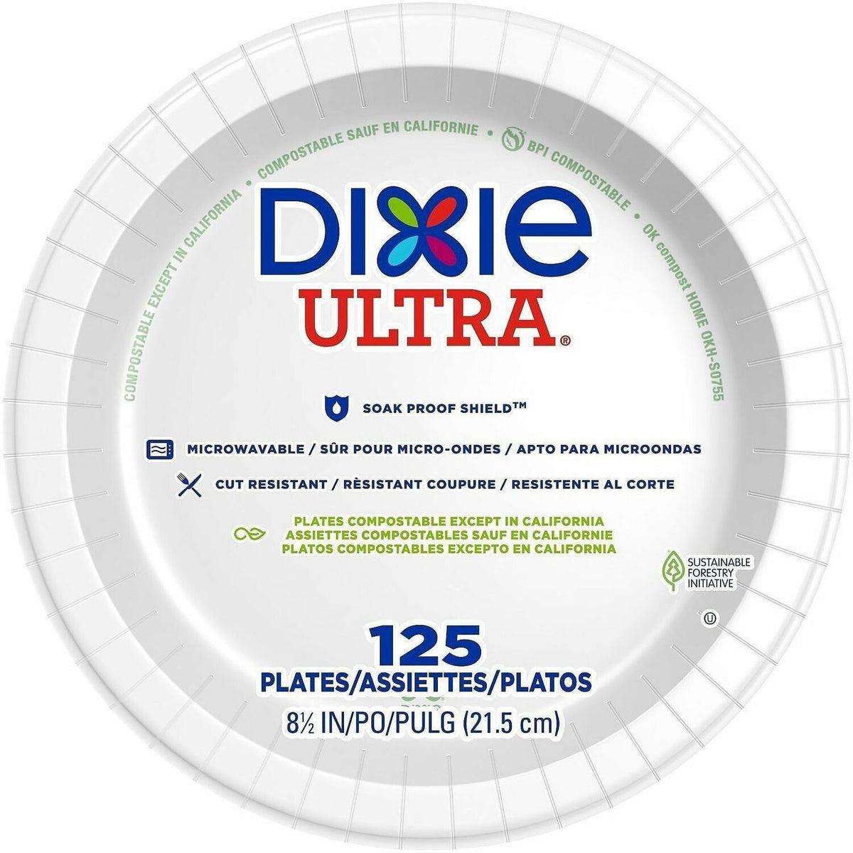 Dixie Foods Ultra Heavy-Weight Paper Plate