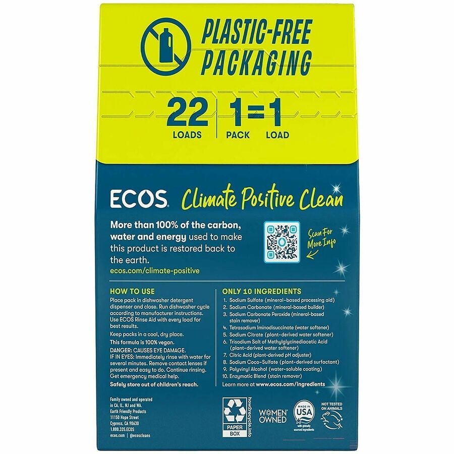 ECOS Dishwasher Detergent Packs
