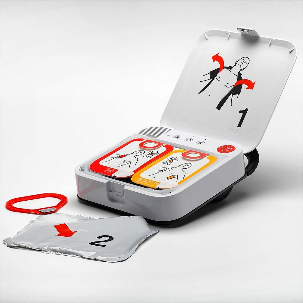 CARDIACT Alarmed LIFEPAK CR2 Auto Bilingual AED Kit with Cellular