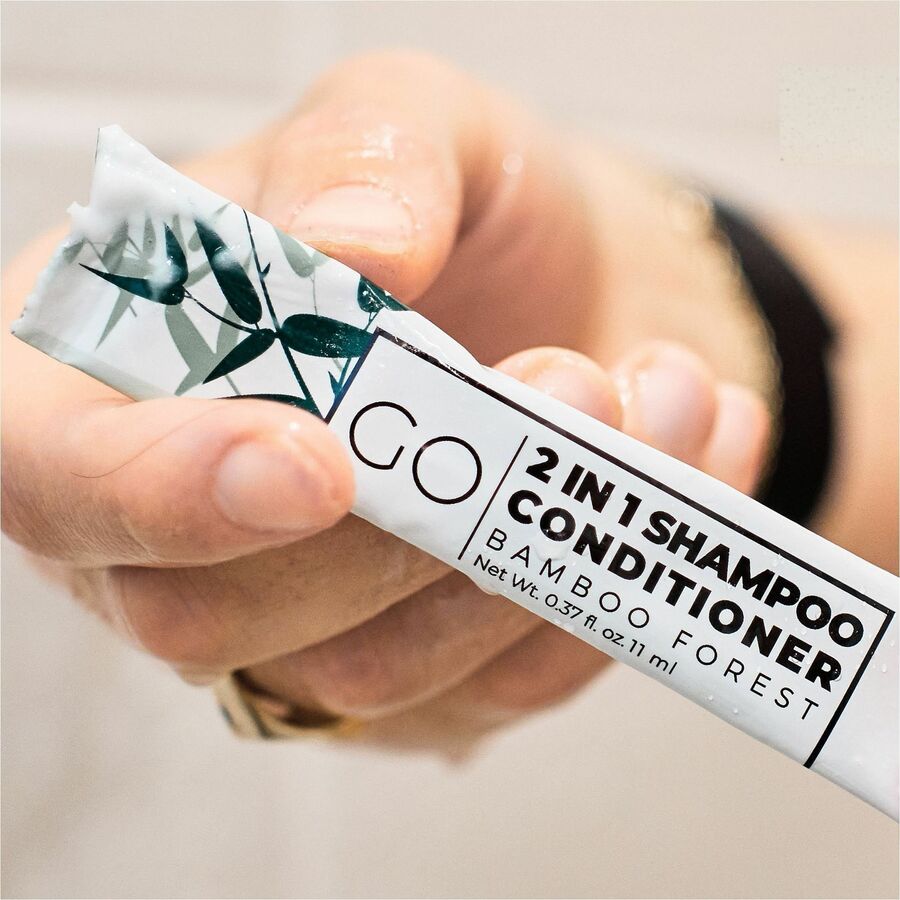 Go Essentials Travel-Size 2-in-1 Shampoo/Conditioner Packets
