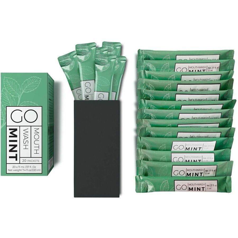 Go Mouthwash Travel-Sized Mint Mouthwash Packets