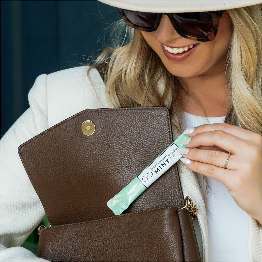 Go Mouthwash Travel-Sized Mint Mouthwash Packets