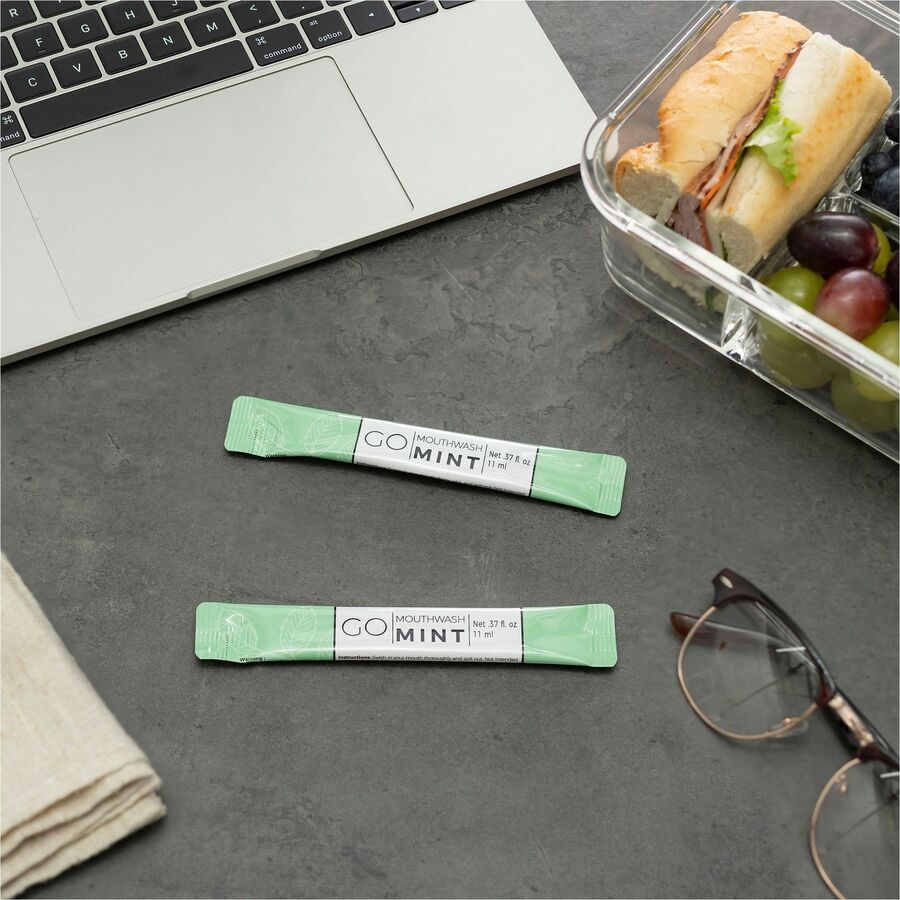 Go Mouthwash Travel-Sized Mint Mouthwash Packets