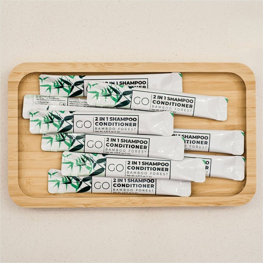 Go Essentials Travel-Size 2-in-1 Shampoo/Conditioner Packets