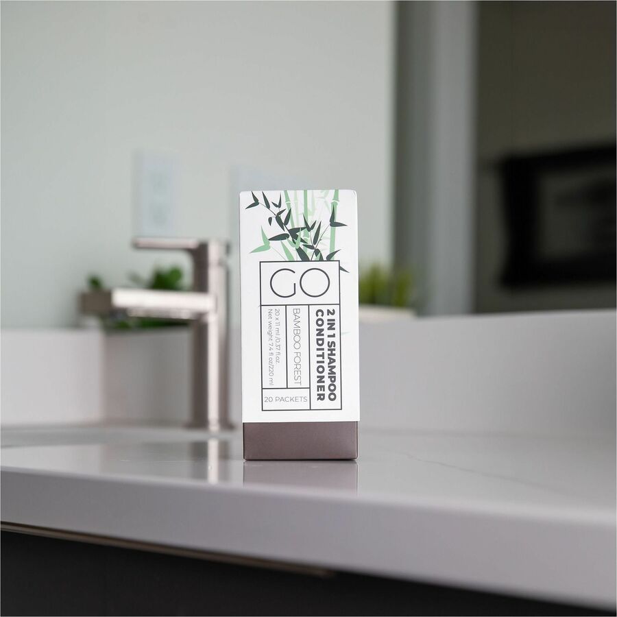 Go Essentials Travel-Size 2-in-1 Shampoo/Conditioner Packets