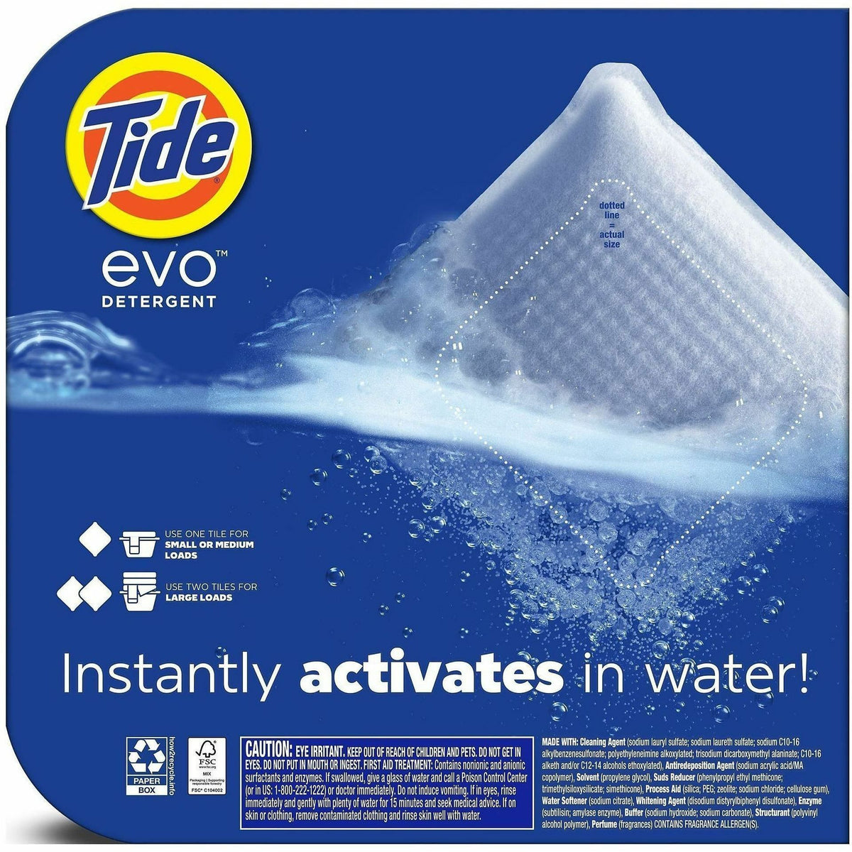 Tide Evo Laundry Detergent Tiles