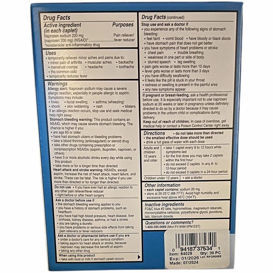 Lil' Drug Store Aleve Tablets Single Dose