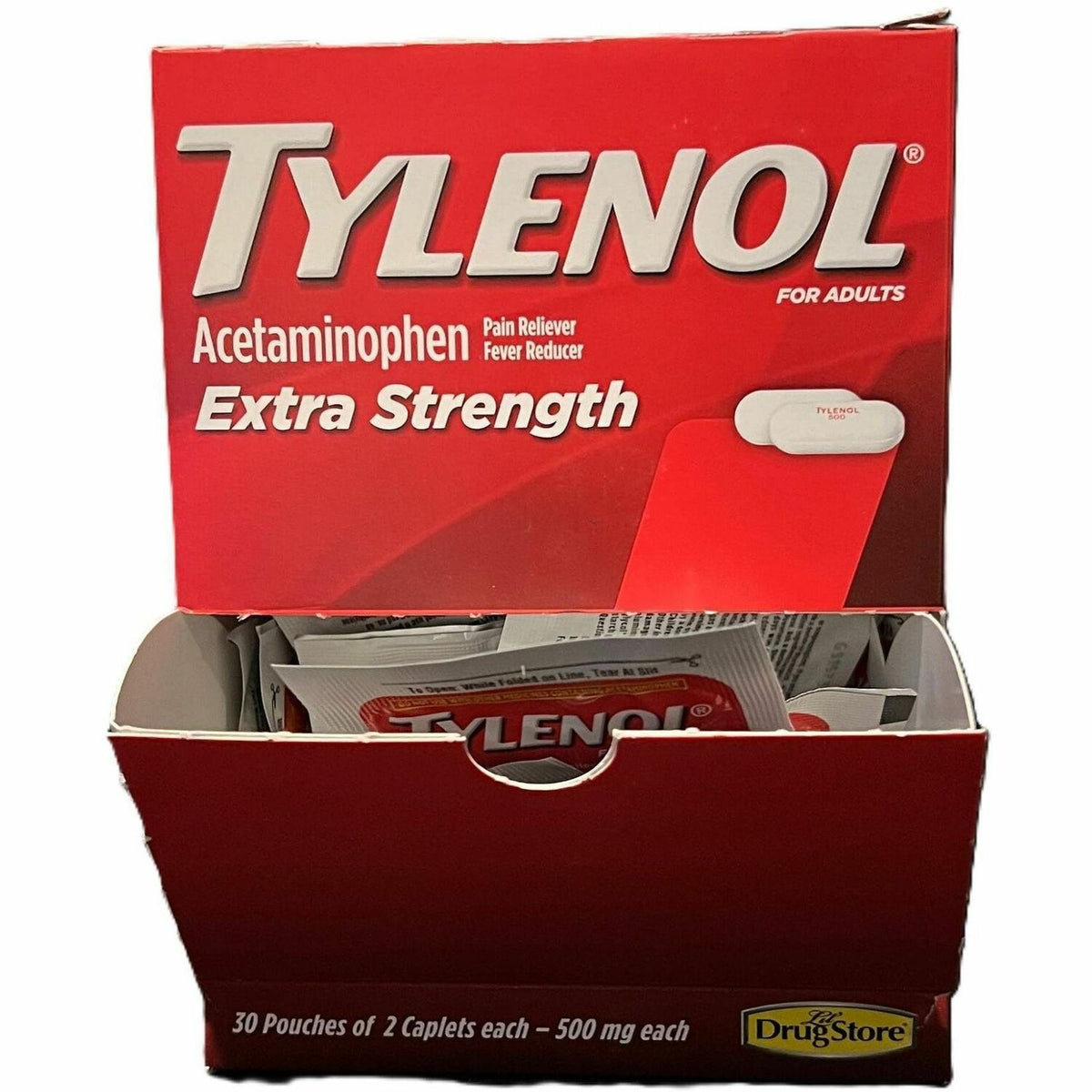 Tylenol Extra Strength 500mg Caplets