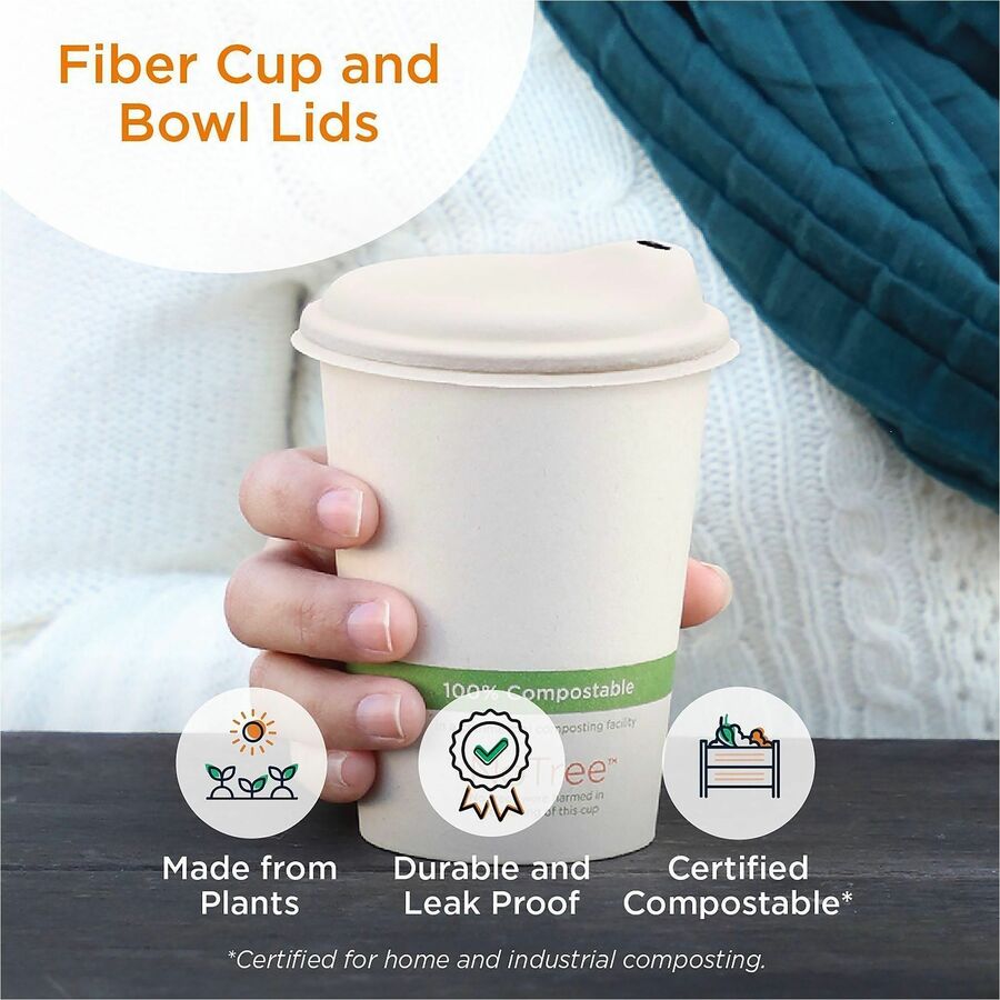 World Centric Compostable Fiber Lids
