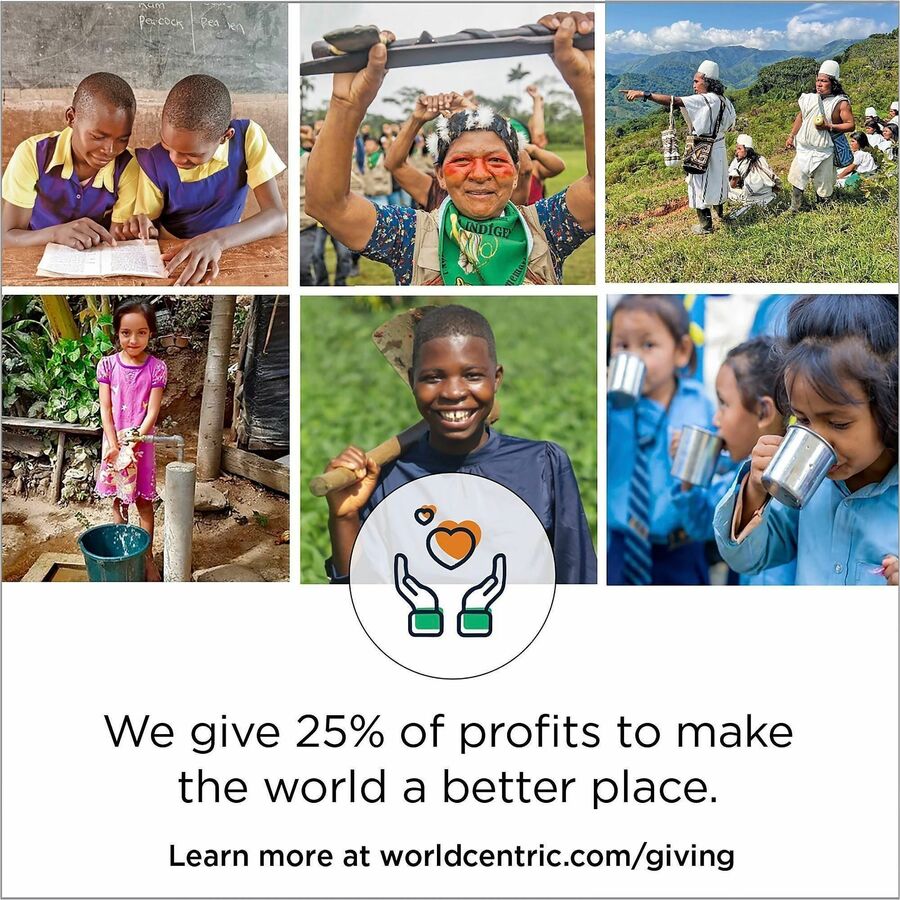 World Centric Compostable Fiber Lids