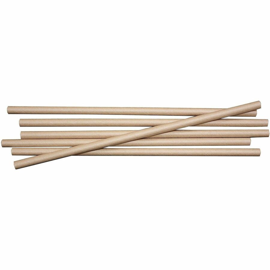 World Centric 8" Compostable Kraft Paper Straws