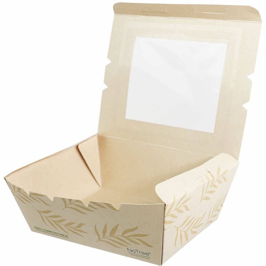 No Tree 46oz Paper Folded Takeout Containers