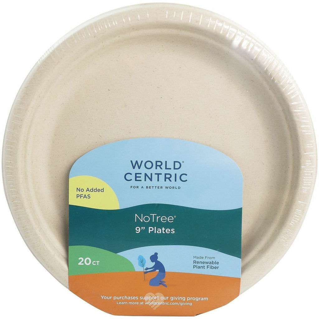 World Centric 9" Compostable Fiber Plates