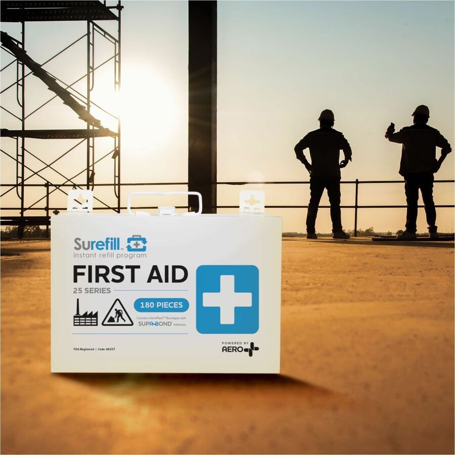 Aero Surefill All-Purpose Metal First-Aid Kit