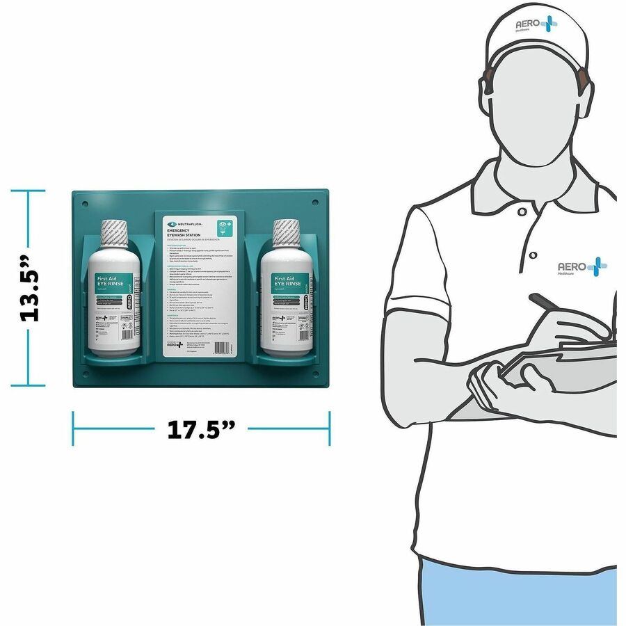 Aero NeutraFlush Eyewash Station Wall Unit