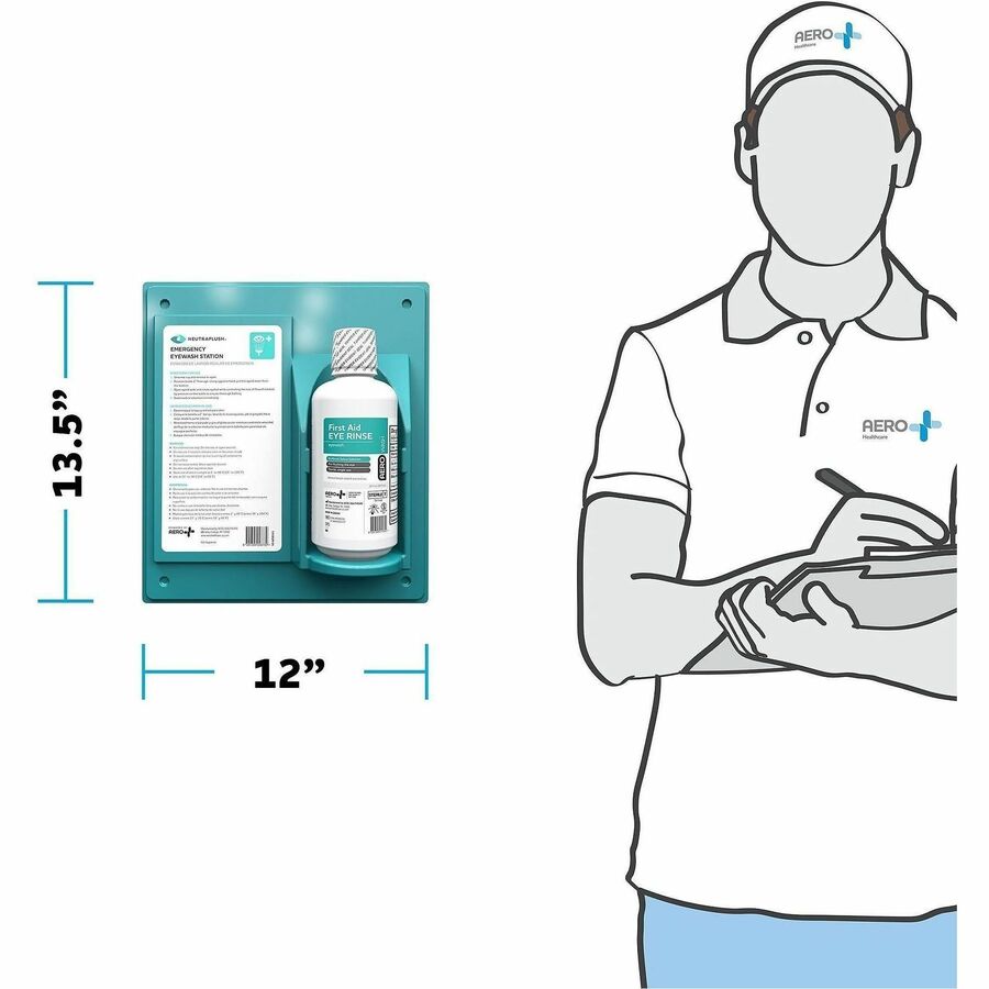 Aero NeutraFlush Eyewash Station Wall Unit