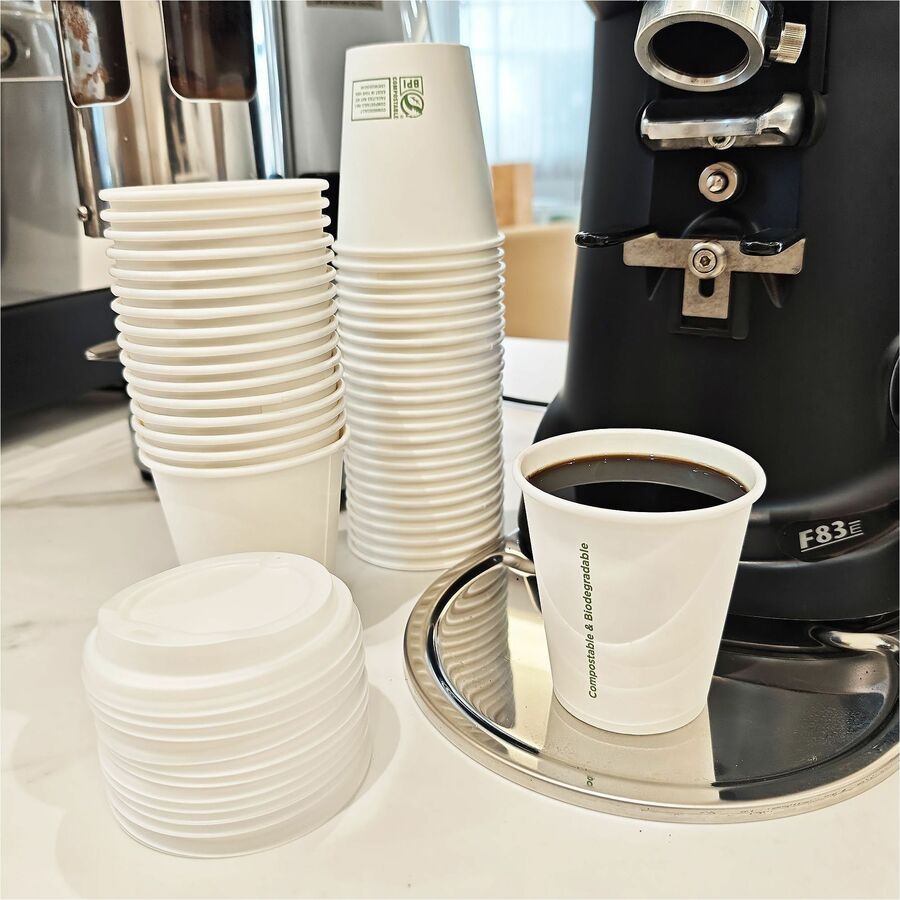 Genuine Joe BPI Certified Compostable Paper Cups