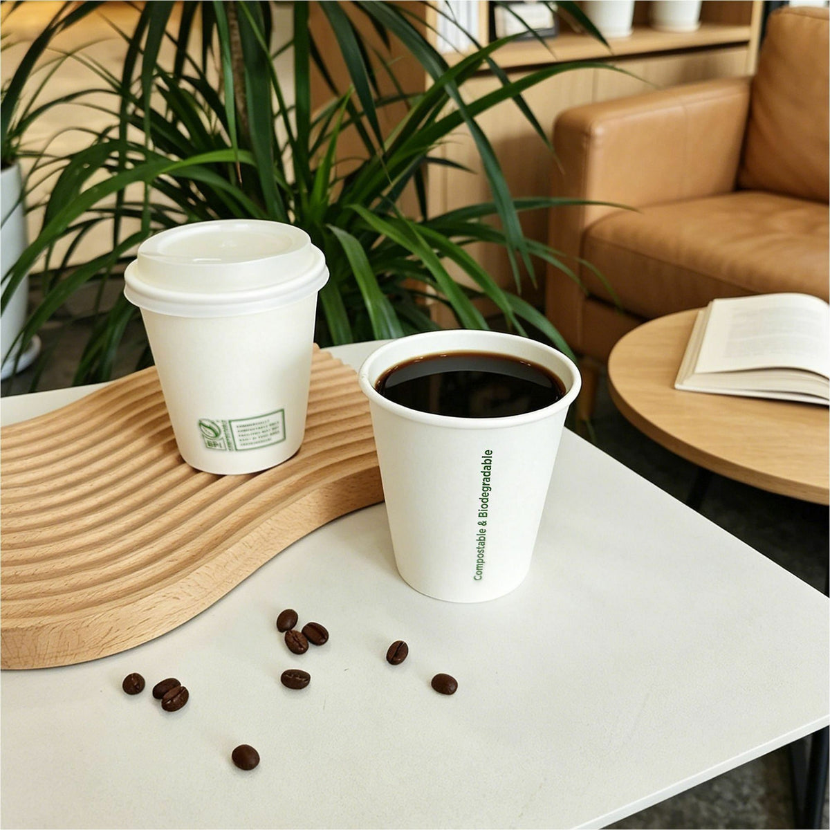 Genuine Joe BPI Certified Compostable Paper Cups