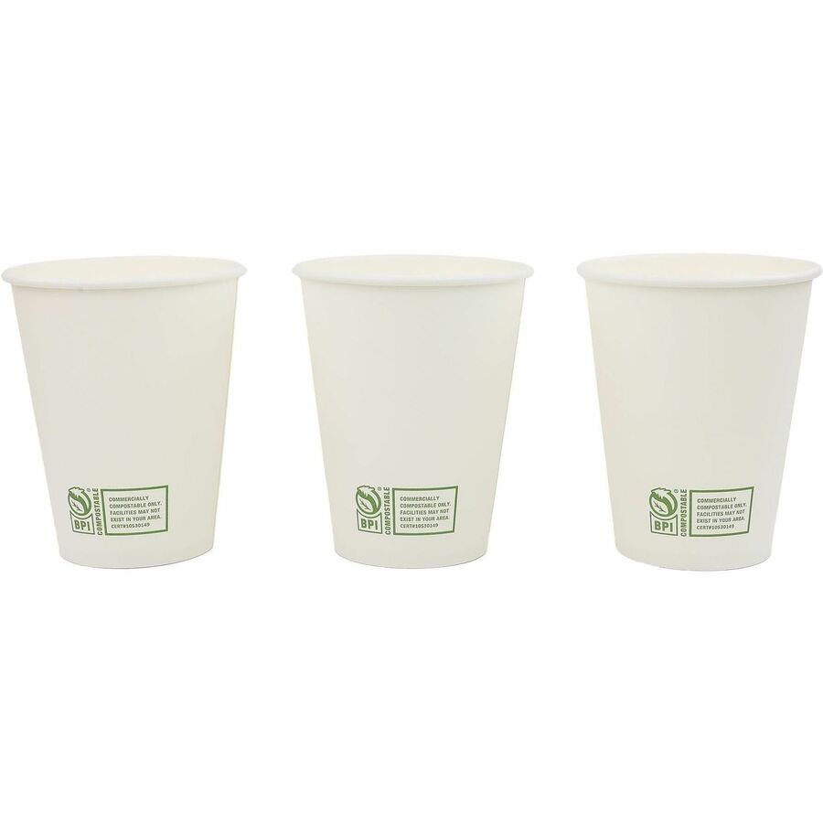 Genuine Joe BPI Certified Compostable Paper Cups