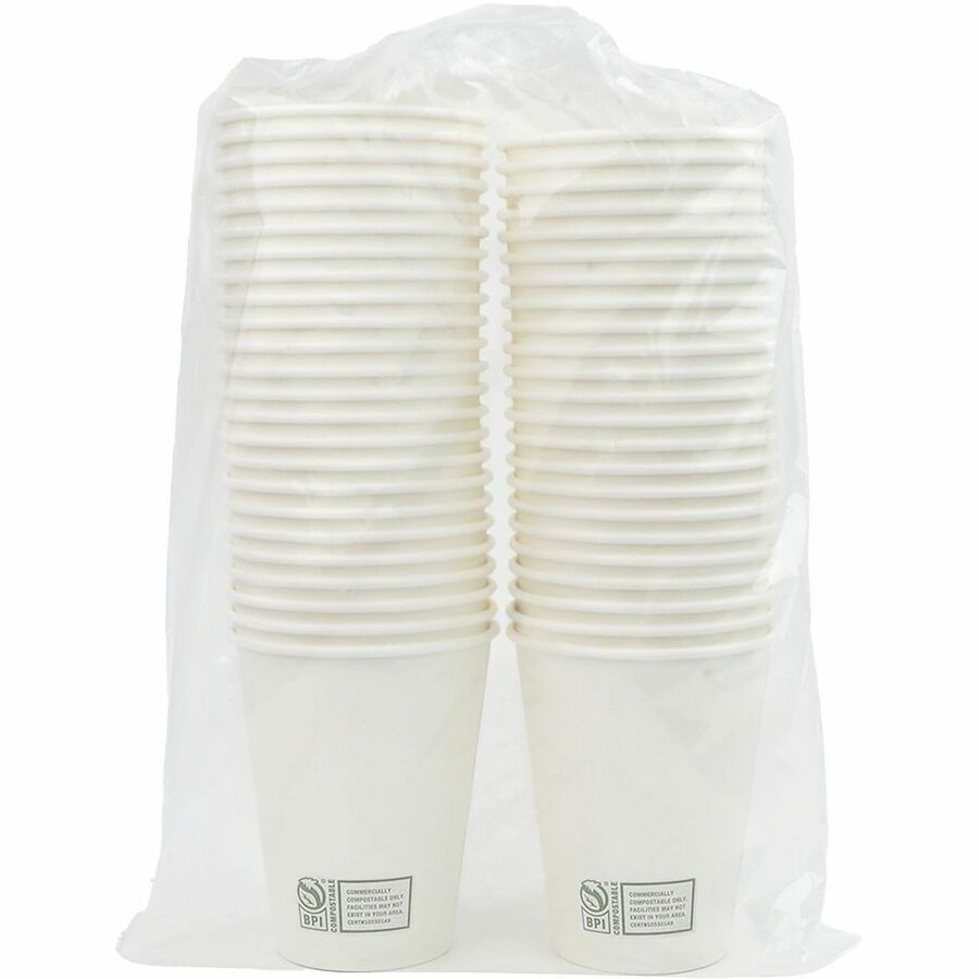 Genuine Joe BPI Certified Compostable Paper Cups