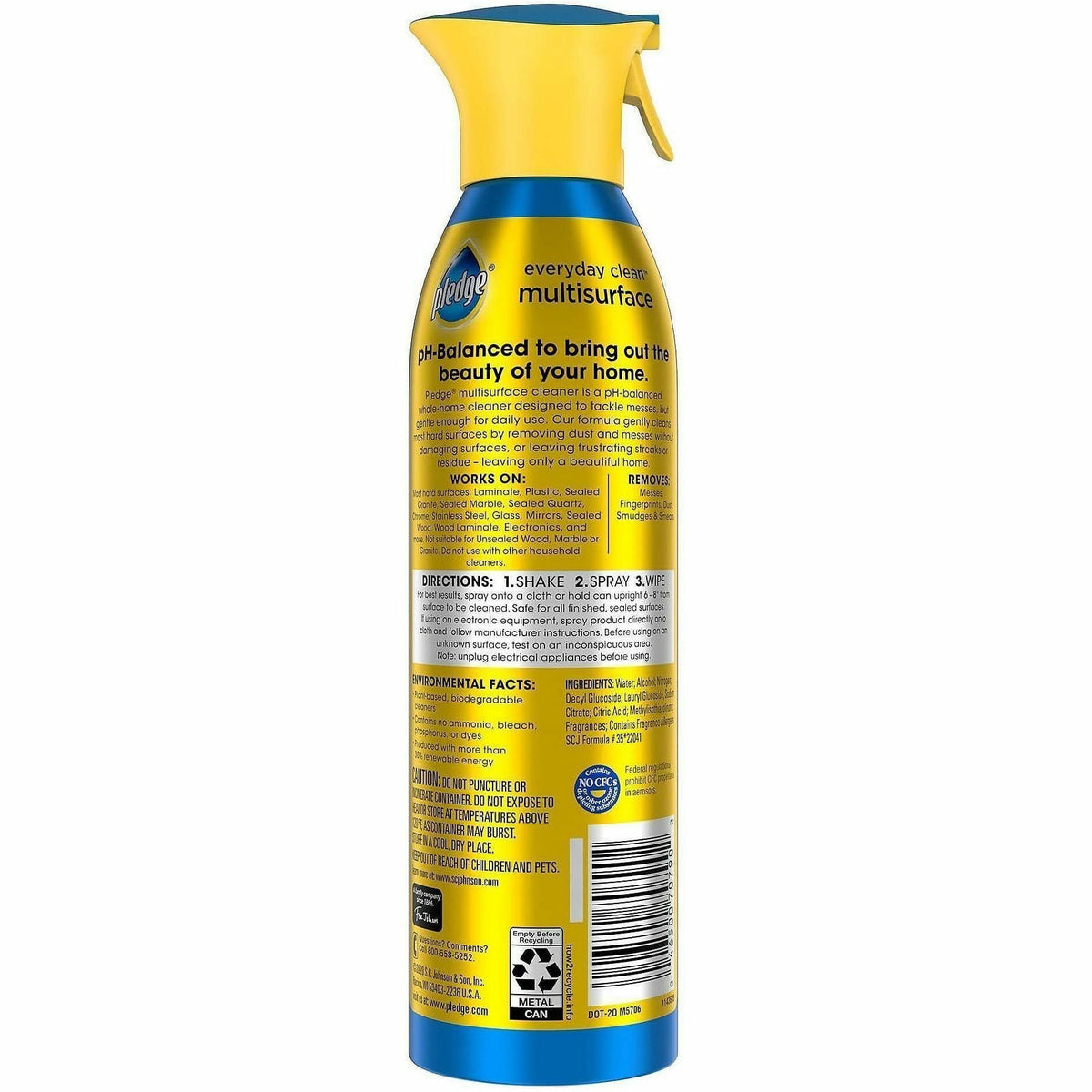 Pledge Everyday Clean MS Cleaner Spray