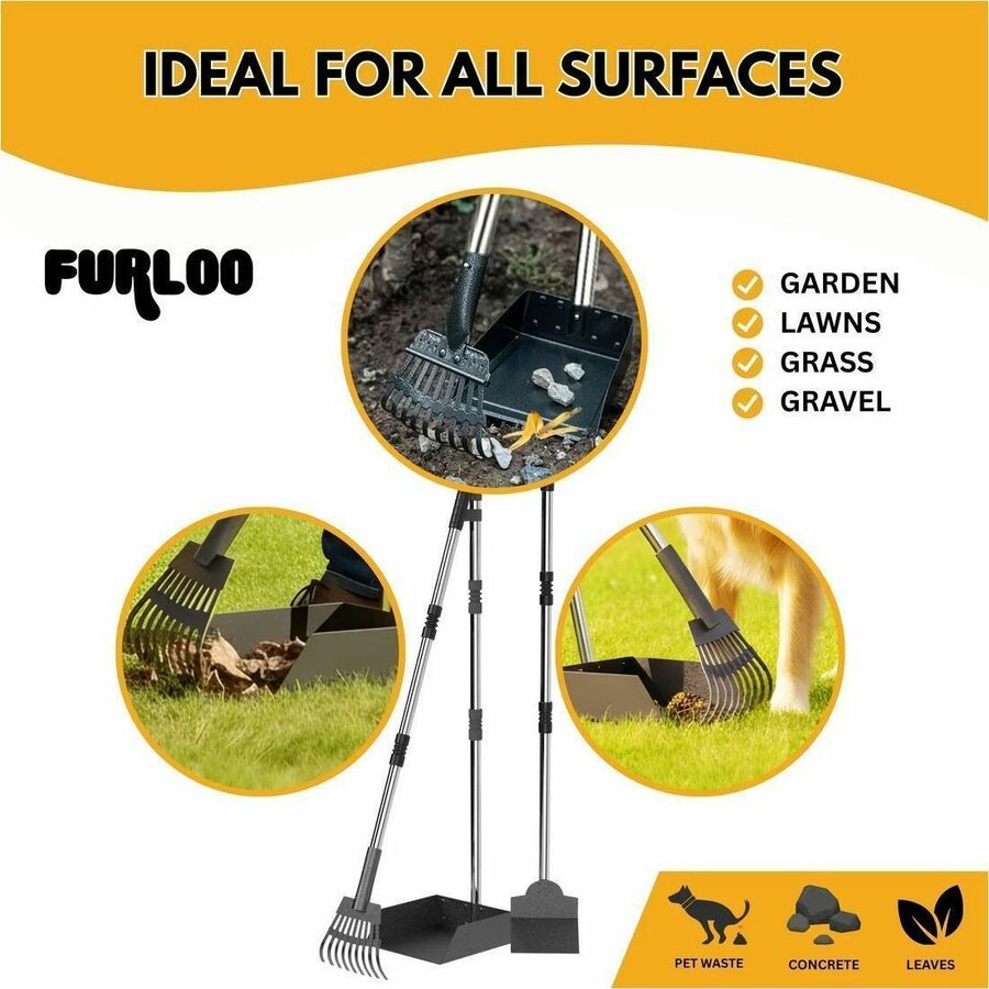 GRITT Furloo Pet Poop Scooper Set