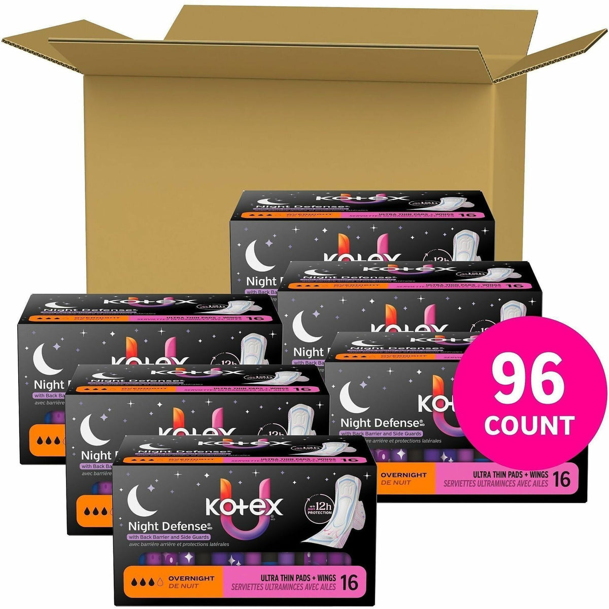 U by Kotex Ultra Thin Overnight Pads
