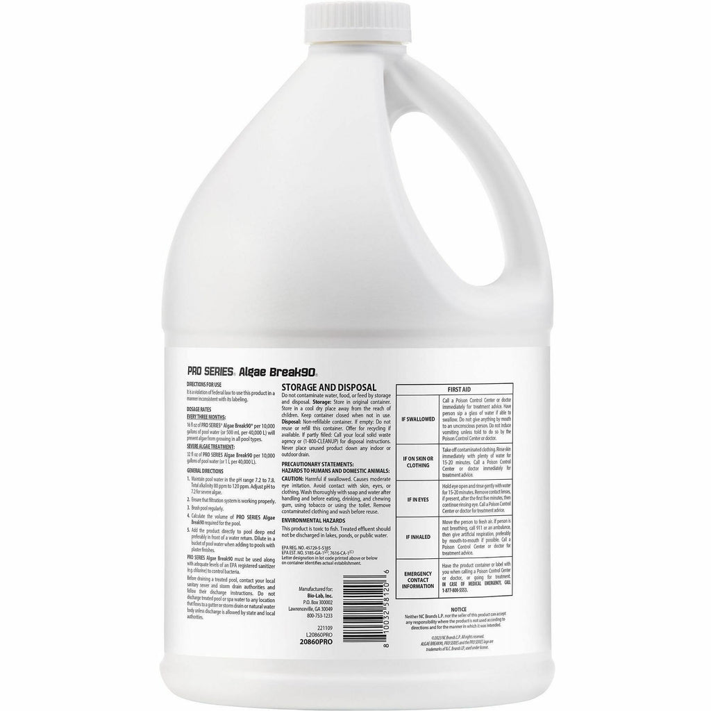 KIK Custom PRO SERIES Algae Break90 Pool Treatment